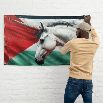 Palestinian Flag Art Tribute to Palestine