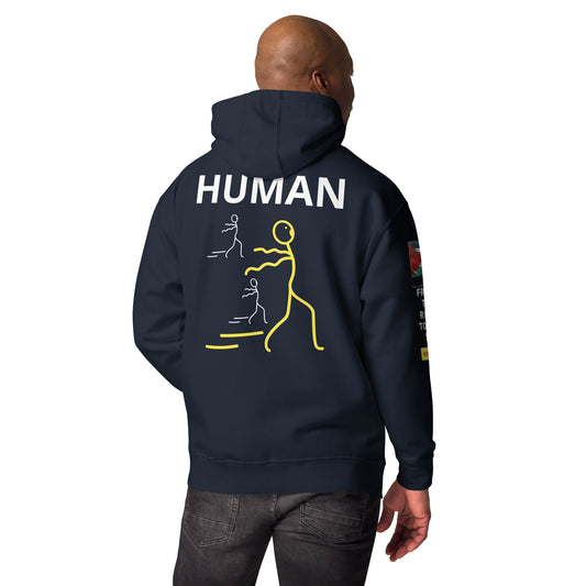 "Human Collection Unisex Hoodie: Empowering Change for the Needy"